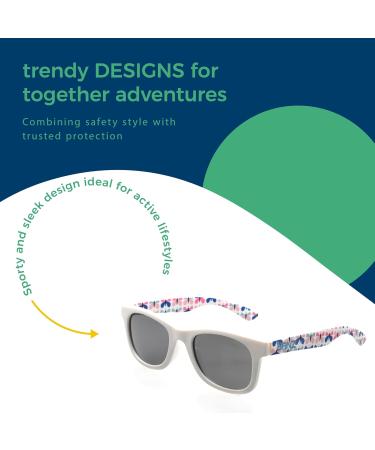 BANZ Baby Jbanz Infant Sunglasses 0-24 Months - Baby Sunglasses with 100% UV Eye Protection With Glare Reduction Mod Butterfly Black - Buy Online on GoSupps.com