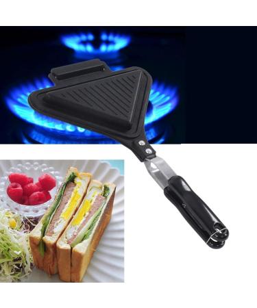 Kcvzitrds 1 PCS Double Side Sandwich Pan Triangle Shape Sandwich Pan for Household Easy to High Temperature Resistance Evenly Heated - Buy Online on GoSupps.com