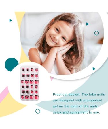 dijiusidy 1 Set Christmas Nail Wraps Cartoons Style Decor Adorable False Fingernails Children Removable Art Decals DIY Manicure PNT-16-11 - Buy Online on GoSupps.com