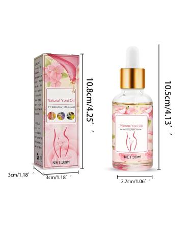 Natural Yoni Oil for Women - PH Balance Odor Elimination & Itch Relief | Rose & Lavender Blend - 1 Fl Oz - Buy Online on GoSupps.com