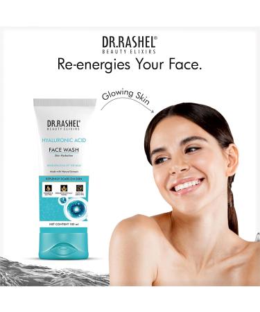 Hyaluronic Acid Face Wash for Men & Women - Deep Cleansing & Clove Purifying - Natural Ingredients for Oily to Normal Skin - 100 ML - Buy Online on GoSupps.com