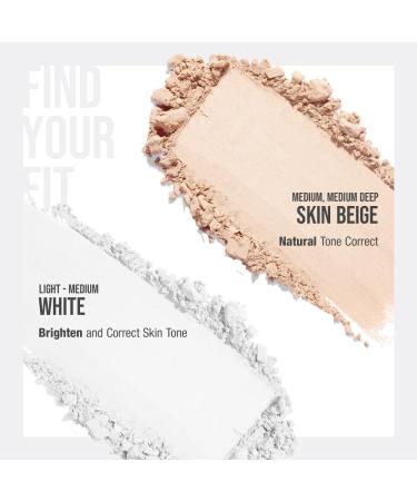 Translucent Set Finishing Powder - Sebum Control Korean Makeup Lightweight & Long-lasting Matte Finish | 01 White - 0.24 Oz - Buy Online on GoSupps.com