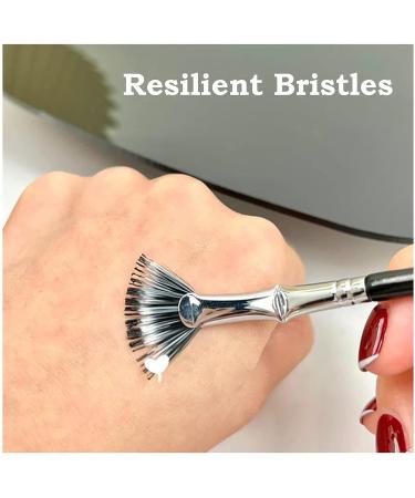 Dolly Mascara Fan Brush Set - Angled Fan Shaped Eyelash Brushes for Perfect Lashes (5PCS) - Buy Online on GoSupps.com
