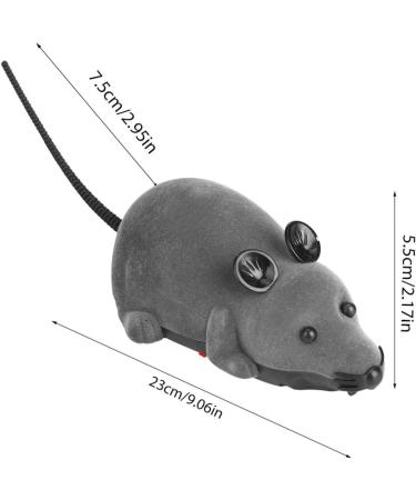 Remote Mouse Cat Toy Electronic Remote Control Rat Pet Toy Remote Control for Cat Puppy Funny Toy(Gray) - Buy Online on GoSupps.com