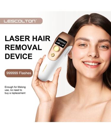LESCOLTON IPL Hair Removal Device - 999,999 Flashes, Painless Laser Hair Removal for Men and Women - Epilation for Body and Face - Buy Online on GoSupps.com