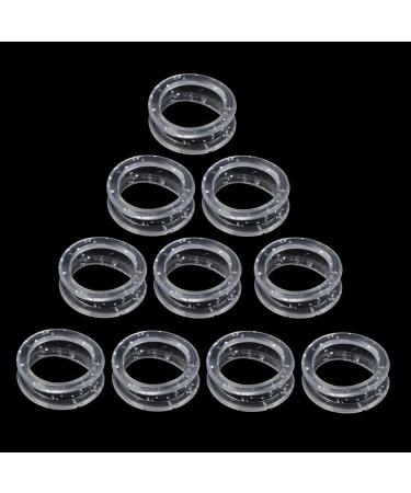 Jojomis Soft Rubber Scissors Finger Rings Grips - 20pcs White for Salon Hairdressing - International Shipping Available - Buy Online on GoSupps.com