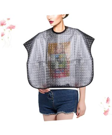 MAGICLULU Cape for Barber Dyeing Apron Hair Salon Capes Hairdressing Cape Hair Coloring Shampoo Hair Styling Cape Hair Dye Cape Adult Bibs Hair Capes Work Clothes Baking Oil 77X80CM - Buy Online on GoSupps.com
