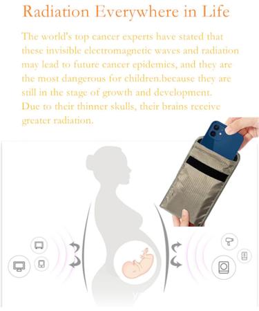 Plus Size EMF Protection Pad Pouch for Laptops Tablets & Cell Phones - 5G Anti-Rays & Body Radiation Blocking Faraday Bag for Children (21.6 x 21 x 14 cm) - Buy Online on GoSupps.com