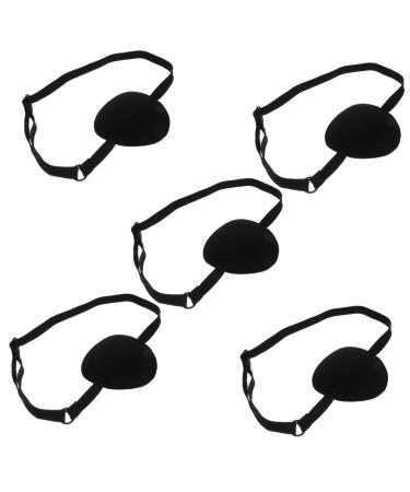 NOLITOY 10pcs Eye Patch for Pirate Party Favors Costume Eye Patch Single Eye Patch Halloween Pirate Captain Eye Patches Felt Eye Patch Eye Patch for Lazy Eye Child Monocular