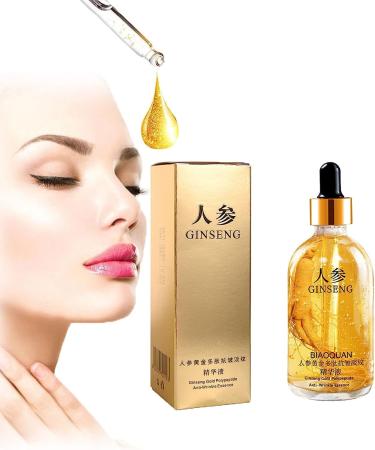 (Quick Effect) WZDYN 2023 New 100ml Ginseng Polypeptide Anti-Ageing Essence | Ginseng Gold Polypeptide Anti-Ageing Essence | Ginseng Serum | Ginseng Anti-Wrinkle Essence for Women (1pcs)