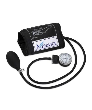 MEDVICE Manual Blood Pressure Cuff - Universal Aneroid Sphygmomanometer for Nurses - Best Adult BP Monitor - Buy Online on GoSupps.com