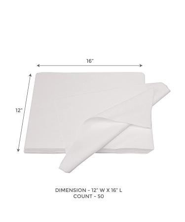 ForPro Nail Care Towels - Lint-Free, Disposable, 12 x 16, 50-Count - Buy Online on GoSupps.com