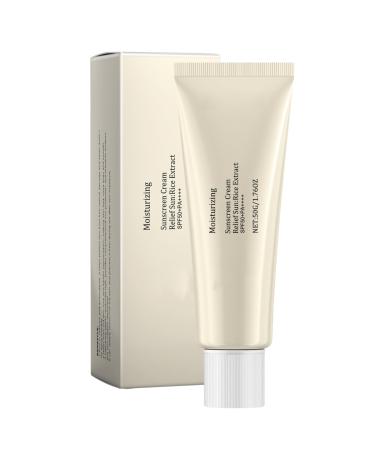 Moisturising Sunscreen SPF 50 - Sun Cream SPF 50 - Sunscreen with Rice Extracts- Suncream Factor 50 For Face And Body - SPF 50 Face Moisturiser - Sun Lotion For UVA & UVB