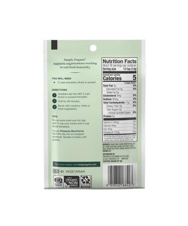 Simply Organic Guacamole Dip | Certified Organic, Gluten-Free | 0.8 oz - Buy Online on GoSupps.com
