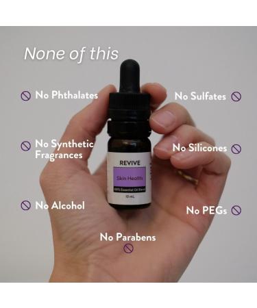 Revive Essential Oils Skin Health Essential Oil Blend - 100% Pure Therapeutic Grade for Diffuser Humidifier Massage & Aromatherapy - Perfect for Skin & Hair Care - Buy Online on GoSupps.com
