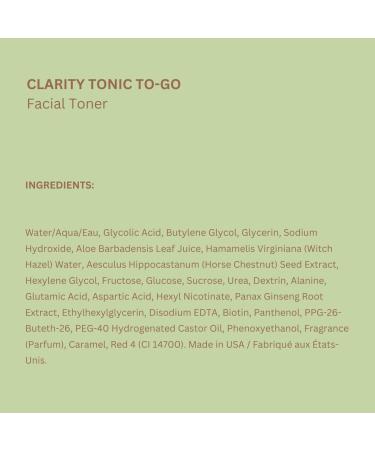 Buy Pixi Clarity Tonic To-Go | Exfoliating & Clarifying Pads with Salicylic Acid | Alcohol-Free Daily Toner - 60 Pads - Buy Online on GoSupps.com