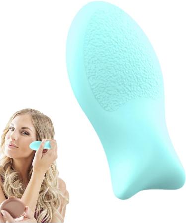Face Powder Puff Loose Powder Powder Puff Blender | Fish Shaped Cosmetic Puff Beauty Makeup Tools for Pressed Powder Liquid Foundation Small fish puff (blue) - Buy Online on GoSupps.com