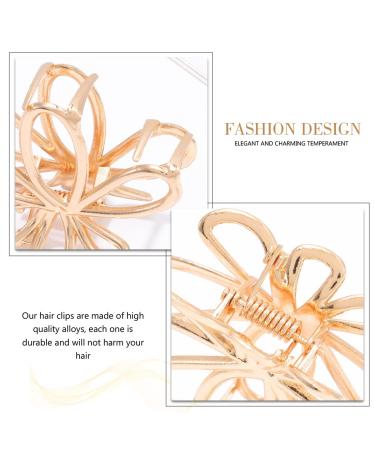 Brinie Silver Metal Hair Claw Clips for Women and Girls - Pack of 2 | Small Jumbo Shark Hair Clip for Styling - Hair Accessories - Buy Online on GoSupps.com