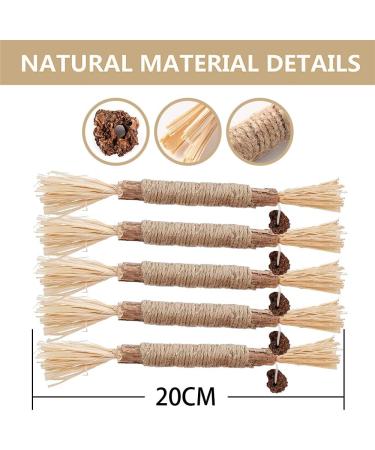Tuibeidamai Matatabi Cat Sticks - 5-Piece Set for Tooth Cleaning & Chewing | Cat Mint Toys for Healthy Teeth & Fun Play - Buy Online on GoSupps.com