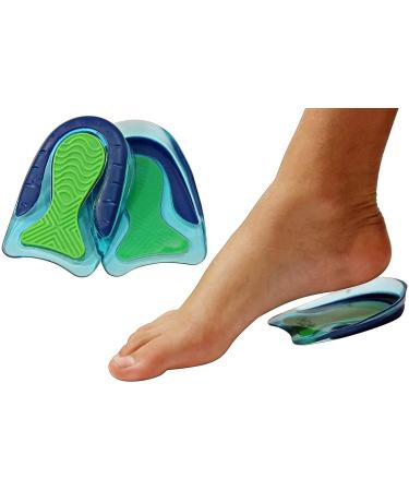 KidSole Sport Traction Shock Absorbing Lightweight Gel Heel Cups for Kid's with Sensitive Heels, Heel Spurs, Plantar Fasciitis, or Ankle Pain (2 Pairs, 4 Single Heelcups) (Teen Size 7.5-9)