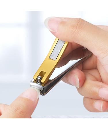 SVAASA Nail Clippers Single Nail Clippers Adult Nail Clippers Household Small Medium and Large Nail Clippers Set (Color : Gold) - Buy Online on GoSupps.com