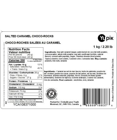 Kimmie Salted Caramel Choco-Rocks 1 Kg Salted Caramel Choco-rocks 1 kg - Buy Online on GoSupps.com