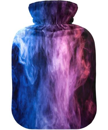 Shop 2L Blue & Purple Hot Water Bottle | Soft Plush Cover for Kids Men & Women | Ideal Winter Hand & Feet Warmer - Fast International Shipping - Buy Online on GoSupps.com