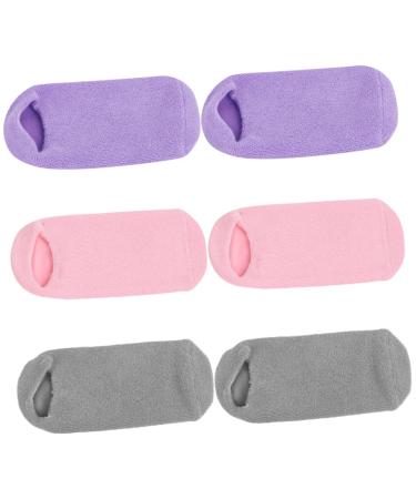 Healeved 6 Pairs Foot Gel Socks Care Products Vegetable Gel Ordinary Miss