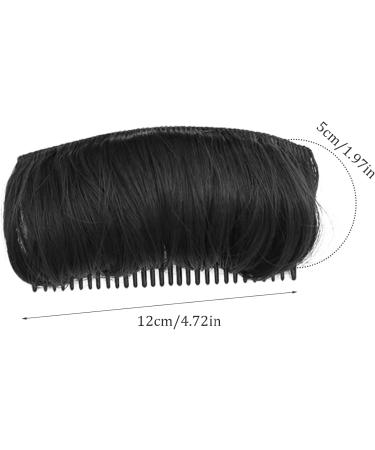 Invisible Fluffy Hair Pad for Short Long Hair Natural Hair Bump Clip for Volume DIY Heighten Hair Bump Breathable Hair Puff for Women Girls Black - Buy Online on GoSupps.com