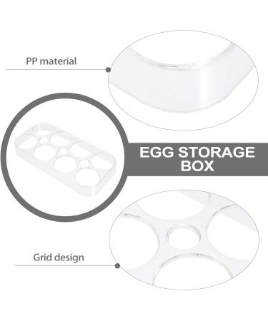 Healeved 3pcs Egg Storage Box Shelf Refrigerator Eggs Fridge Egg Organizer Trays Egg Tray Container Box Food Assorted Colorx3pcs 17.5x8.5x2cmx3pcs - Buy Online on GoSupps.com