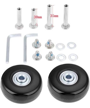 F-ber Suitcase Luggage Wheels Replacement Kit - Set of 2 Wheels OD 64mm W 18mm ABEC 608zz Skate Inline Outdoor Skate Replacement Wheels - Multiple Sizes Available - Easy Install - Buy Online on GoSupps.com