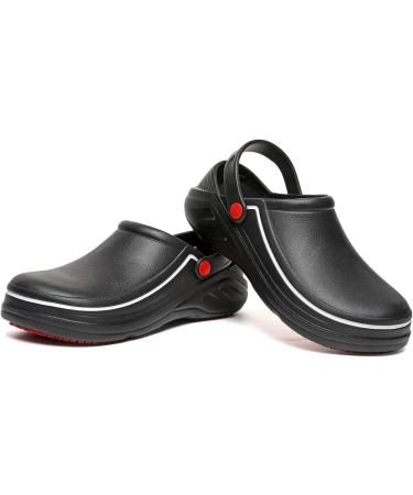 Baiderly Unisex Water Resistant Safty Work Shoes - Non Slip Kitchen Chef Clogs - Buy Online on GoSupps.com
