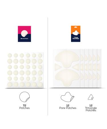 Buy HANHOO Blemish Patch & T-Zone Pore Patch | Hydrocolloid Pimple & Nose Strips | 96 Count for Clear Skin | International Shipping Available - Buy Online on GoSupps.com