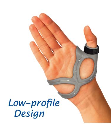 Actimove Professional Rhizo Forte Thumb Brace - Osteoarthritis Skier s Thumb & Arthritis Support - Left Hand Medium Grey - Buy Online on GoSupps.com