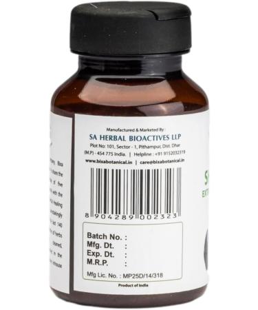bixa BOTANICAL Shilajit Capsules | 60 Vegan Capsules | (450 MG) with 40% FULVIC Acid Extract - Buy Online on GoSupps.com
