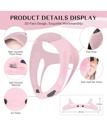 V Line Face Lift Tape | Reusable Silicone Chin Strap for Men & Women | Perfect Lifting Solution 23-27in - Buy Online on GoSupps.com