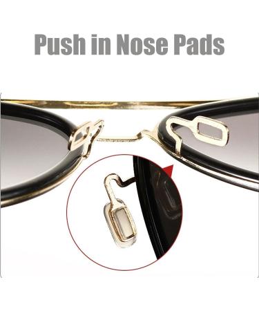 Soft Silicone Nasal Pads for Glasses - Rectangular | Transparent Nose Pads for Comfort | 10 Pairs Size S - Perfect for Glasses & Sunglasses - Buy Online on GoSupps.com