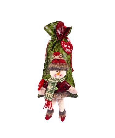 STOBAZA Christmas Bag 1pc Old Man's Bag Santa Decor Christmas Christmas Bags Present Bag Candy Bag Elk Elder