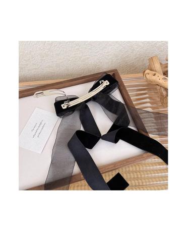 2pcs Black Velvet Bow Hair Clips for Women and Girls - Stylish Hair Accessories - Buy Online on GoSupps.com