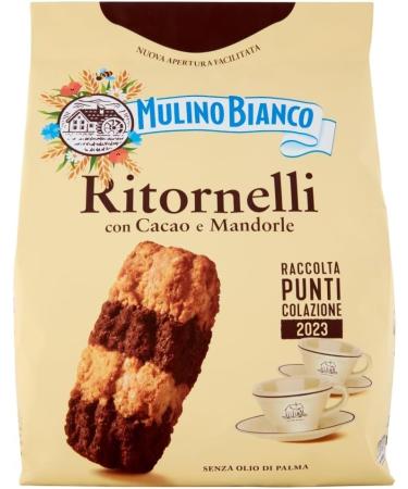  Italian Gourmet E.R. Mulino Bianco Ritornelli Pack of 6 cocoa and almond biscuits for a delicious breakfast - 700g cookies + 400g Italian gourmet polpa - Buy Online on GoSupps.com