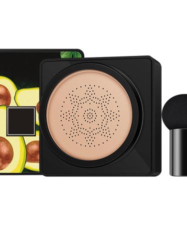 harayaa Air Cushion cc Cream Face Makeup Foundation BB Cream Mushroom Head Foundation for All Skin Types Waterproof Brighten Matte Concealer 20G Natural Color - Buy Online on GoSupps.com