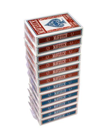 Maverick Playing Cards, Standard Index, 12 Pack Standard Index 12 Pack