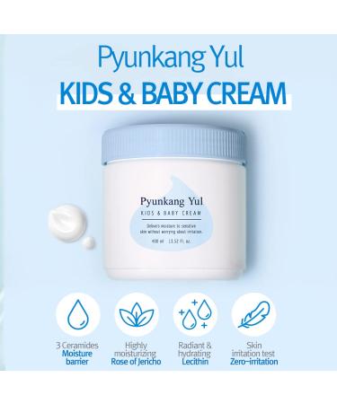 YUN-KANG YUL Kids & Baby Moisturizer | Ceramide, Hyaluronic Acid, Cica | Calming, Soothing, Moisturizing Cream | EWG Verified | 13.52 Fl.Oz - Buy Online on GoSupps.com