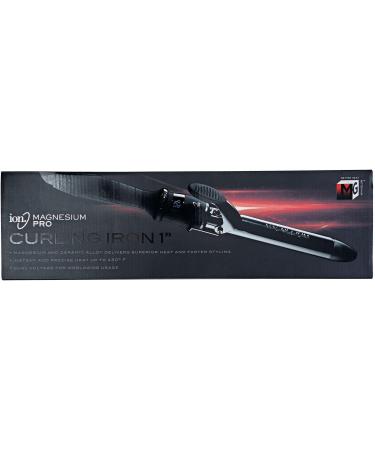 Ion Magnesium Curling Iron - 1 Inch | Premium Hair Styling Tool for Effortless Curls | Shop Internationally - Buy Online on GoSupps.com