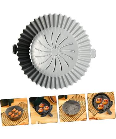 MAGICLULU 2pcs Fryer Silicone Bakeware Air Fryers Silicone Mat for Air Fryer Basket Silicone Air Fryer Mat Greyx2pcs 20X19.5X6CMx2pcs - Buy Online on GoSupps.com