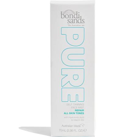 Bondi Sands Pure Self Tanning Face Mist Repair with Hyaluronic Acid & Vitamin B3 | Hydrating Glow, Non-Comedogenic, Vegan & Cruelty-Free | 70 mL - Buy Online on GoSupps.com