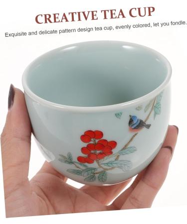 Alipis Ceramic Teacup Retro Decor Porcelain Kung Fu Tea Cup Retro Style Tea Cup Fridge Magnet Home Field As Shown 7.5X7.5X6CM - Buy Online on GoSupps.com