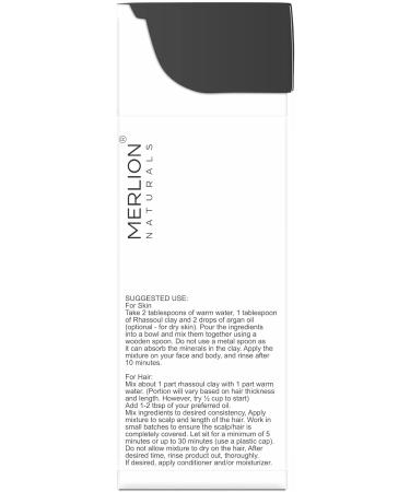 All-Natural Rhassoul Clay Powder | 227g Pure Herbs for Healthy Hair & Skin - International Shipping Available - Buy Online on GoSupps.com