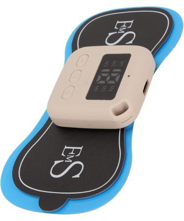 CCngD Neck Massage Sticker - Rechargeable USB Muscle Massage Device for Tiredness Relief | Black & Gray - Buy Online on GoSupps.com