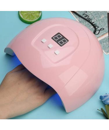 Professional UV/LED Nail Dryer Lamp 54W for Gel Nail Polish | Intelligent Nail Art Lamp for Manicure & Pedicure - Quick Drying in 30s/60s/90s | 3 Timer Settings (#1) - Buy Online on GoSupps.com